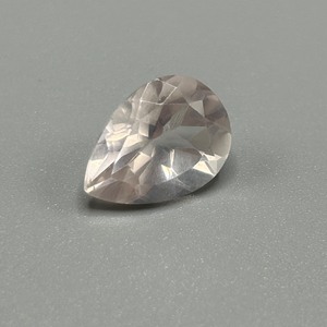 5.37 Carat Rose Quartz Pear Faceted Cut