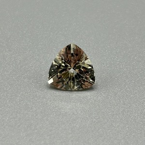 1.90 Carat Yellowish Brown Quartz Trillion Triangular Faceted Cut