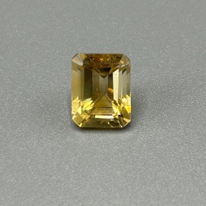 3.40 Carat Yellow Quartz Emerald Rectangular Cut