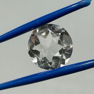 8.70 Carat Colorless Rock Crystal Quartz Round Faceted Cut