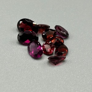 7 Carat Garnet Mixed Cut - Assorted Lot of Various Color, Size & Shape Loose Stones