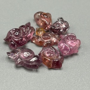 17.14 Carat Amethyst Fancy Carved Cabochon Cut - Assorted Lot of Various Color & Size Loose Stones