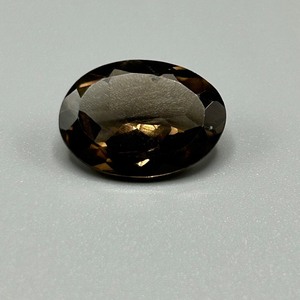 8.50 Carat Smoky Quartz Oval Faceted Cut