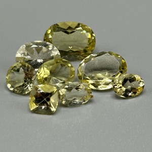 13.97 Carat Yellow Quartz Mixed Cut - Assorted Lot of Various Size, Color & Shape Loose Stones