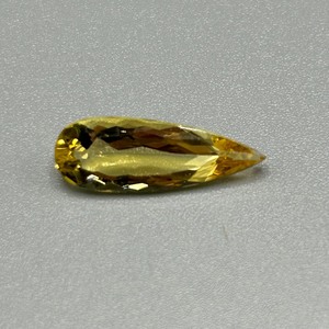 2.28 Carat Citrine Elongated Pear Faceted Cut