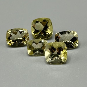 13.23 Carat Yellow Quartz Modified Cushion Cut - Assorted Lot of Various Size & Shape Loose Stones