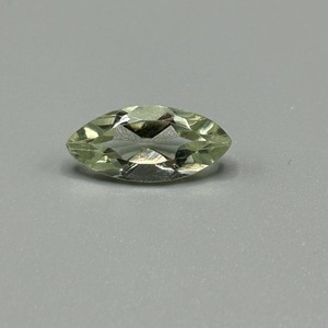 4.60 Carat Green Prasiolite Quartz Elongated Marquise Faceted Cut
