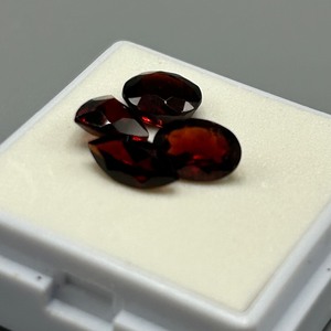 3.70 Carat Garnet Mixed Cut - Various Size & Shape Set of 4 Loose Stones
