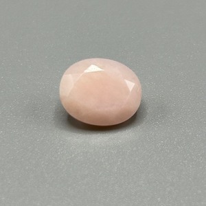 3 Carat Light Pink Opal Oval Faceted Cut