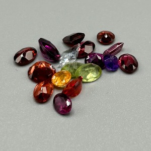 7.90 Carat Assorted Gemstones Mixed Cut - Various Size, Shape, Color & Species Lot of Loose Stones