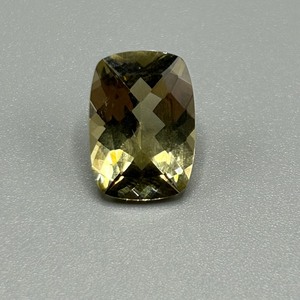 5 Carat Yellow Quartz Modified Rectangular Cushion Checkerboard Cut