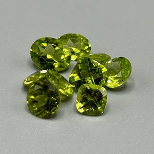 12.19 Carat Peridot Mixed Cut -  Assorted Lot of Various Size & Shape Loose Stones