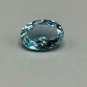 6.59 Carat Blue Topaz Oval Faceted Cut