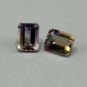 5 Carat Ametrine Emerald Rectangular Step Cut