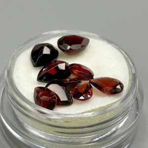 6.85 Carat Garnet Mixed Cut - Assorted Lot of Various Size, Color & Shape Loose Stones