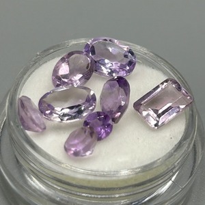 5.62 Carat Amethyst Mixed Cut - Assorted Lot of Various Color, Size & Shape Loose Stones