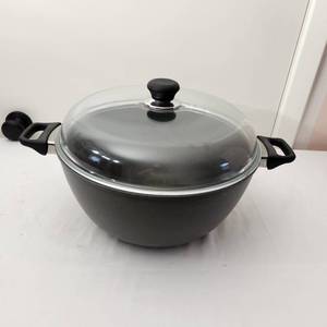 lot 25 image: Pyrolux Large Titanium Nonstick Dutch Oven Made in Denmark