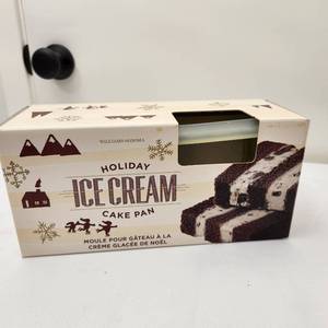 lot 55 image: Brand New William-Sonoma Holiday Ice Cream Cake Pan in Box