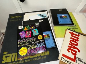 lot 132 image: Variety Of Art Paper