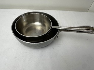 lot 138 image: 2 All-Clad Metal Crafters Master Chef Pan Set