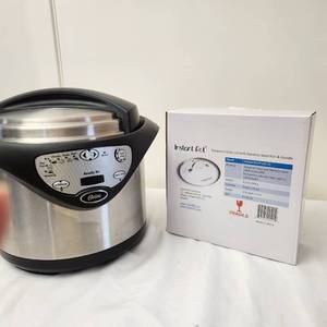 lot 126 image: Oster Insta Pot Pressure Cooker With Temporary Glass Insta Pot Lid