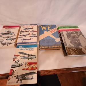 lot 244 image: We N-X-211 By Charles Lindberg, Italo Balbo Book and Three additional Books