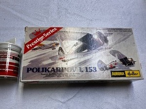 lot 367 image: Vintage Prestige Series Polikarpov  I.152 Model Airplane Kit - New in Box