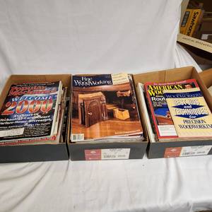 lot 305 image: Three Boxes Of Woodworking Magazines