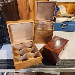 lot 315 image: Four Wood Boxes