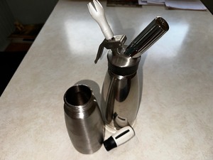 lot 399 image: ISI Whipped Cream Dispenser with Extra Container