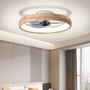 lot 157 image: 20 Ceiling Fan with Light, Dimmable LED Timing with Remote Control