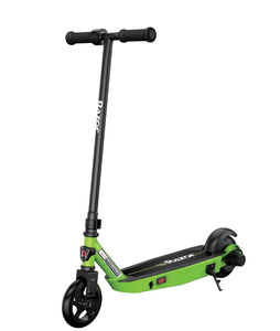 lot 545 image: Razor Black Label E90 Electric Scooter - Green, for Kids Ages 8 and up to 120 lbs, up to 10 mph