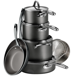 lot 94 image: 11PCS Tramontina Cookware Set Nonstick 11-Piece Charcoal