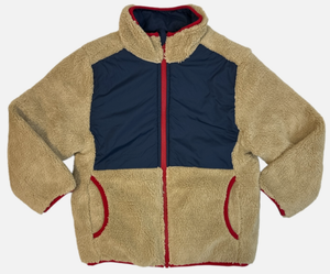 lot 135 image: 3PCS Members Mark Boys Regular Fit Full-Zip Fleece Reversible Jacket