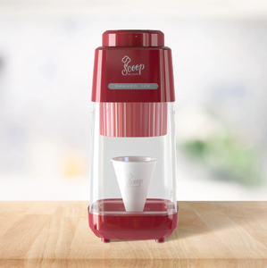 lot 243 image: Scoop Delights Elite Snow Cone & Shaved Ice Maker Red, for All Ages