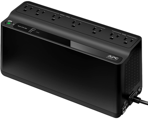 lot 244 image: APC UPS Battery Backup & Surge Protector, 600VA Backup Battery Power Supply