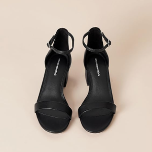 lot 257 image: Amazon Essentials Womens Two Strap Heeled Sandal