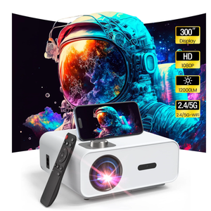 lot 258 image: Groview Projector with Built-in APP, 12000L 4K Video Projector with 2.4G5G WiFi & Bluetooth