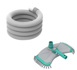 lot 289 image: 2PCS Mainstays 25 Foot Hose Pool Cleaning Kit