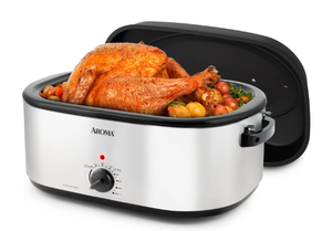 lot 297 image: AROMA 22Qt. Roaster Oven with High-Dome Lid