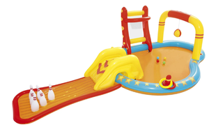 lot 299 image: H2OGO Lil Champ Play Pool Center with Slide
