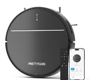 lot 308 image: PrettyCare Robot Vacuum Cleaner with 2800Pa,Featured Carpet Boost