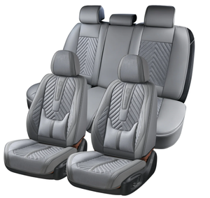 lot 314 image: Coverado Full Set Gray Car Seat Covers for Cars, 5 Seats Auto Seat Covers Cushion Universal Fit for Most Sedans SUV Pickup Truck
