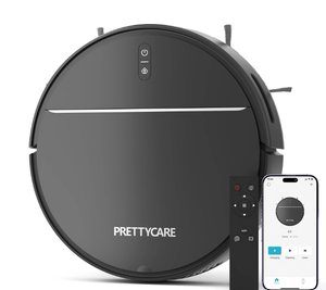 lot 391 image: PrettyCare Robot Vacuum Cleaner with 2800Pa,Featured Carpet Boost C1