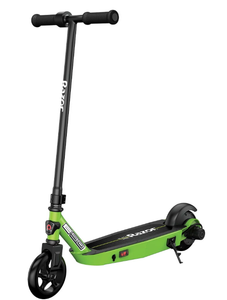 lot 407 image: Razor Black Label E90 Electric Scooter - Green, for Kids Ages 8 and up to 120 lbs, up to 10 mph