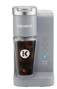 lot 487 image: Keurig K-Iced Essentials Gray Iced and Hot Single-Serve K-Cup Pod Coffee Maker