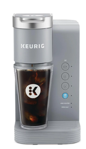 lot 493 image: Keurig K-Iced Essentials Gray Iced and Hot Single-Serve K-Cup Pod Coffee Maker