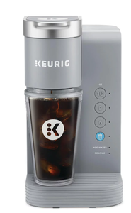 lot 499 image: Keurig K-Iced Essentials Gray Iced and Hot Single-Serve K-Cup Pod Coffee Maker