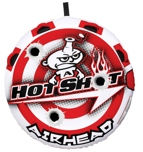 lot 602 image: Airhead Hot Shot 2 Inflatable Round Deck Single Rider Towable Tube