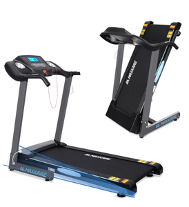 lot 13 image: MaxKare 2.5 HP Folding Treadmill with 12 Levels Auto Incline 8.5 mph Speed 15 Preset Program, 220lbs Max Weight, for Home Gym